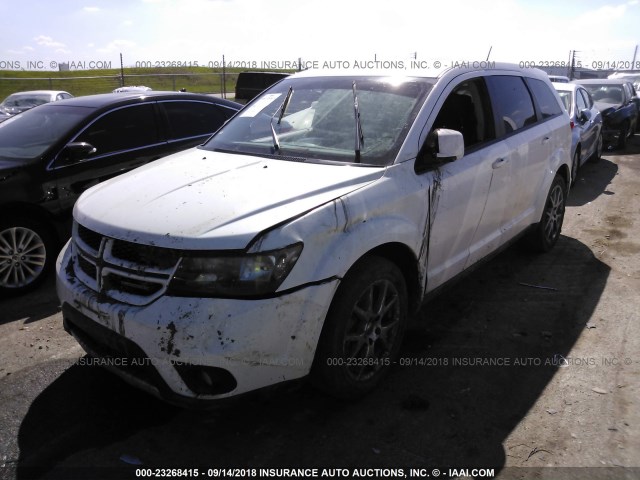 3C4PDDEG1FT655618 - 2015 DODGE JOURNEY R/T WHITE photo 2