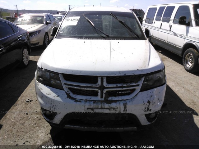 3C4PDDEG1FT655618 - 2015 DODGE JOURNEY R/T WHITE photo 6