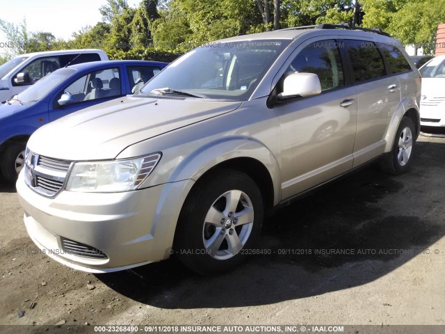 3D4GG57V89T503562 - 2009 DODGE JOURNEY SXT GOLD photo 2