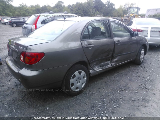 2T1BR32E83C104285 - 2003 TOYOTA COROLLA CE/LE/S GRAY photo 4