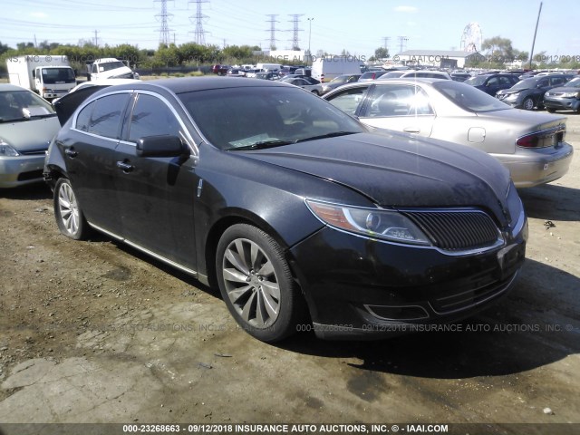 1LNHL9DKXEG600321 - 2014 LINCOLN MKS BLACK photo 1