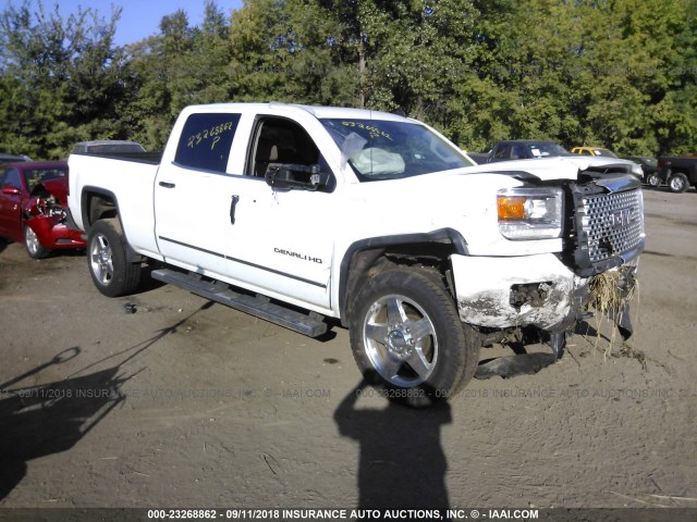 1GT120EGXFF188942 - 2015 GMC SIERRA K2500 DENALI WHITE photo 1