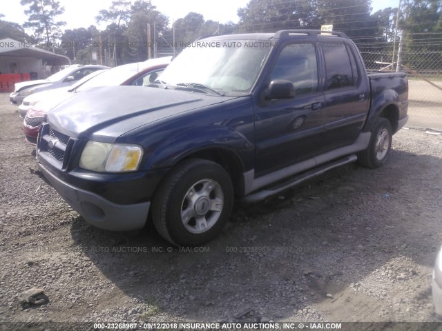 1FMZU67E53UA40518 - 2003 FORD EXPLORER SPORT TR  BLUE photo 2