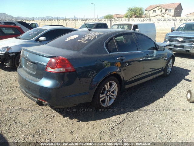 6G2ER57769L156364 - 2009 PONTIAC G8 BLUE photo 4