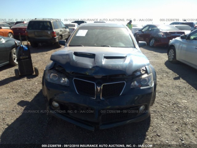 6G2ER57769L156364 - 2009 PONTIAC G8 BLUE photo 6