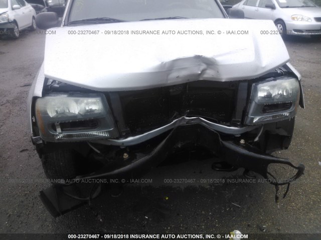 1GNDT13S542153096 - 2004 CHEVROLET TRAILBLAZER LS/LT SILVER photo 6