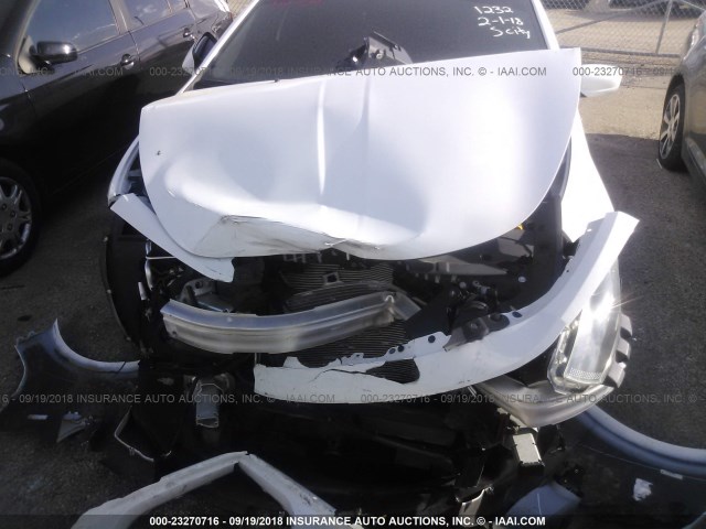 1C3CDFBB1ED865938 - 2014 DODGE DART SXT WHITE photo 6