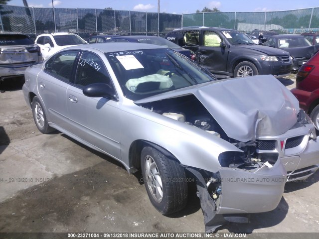 1G2NE52F54M572318 - 2004 PONTIAC GRAND AM SE SILVER photo 1