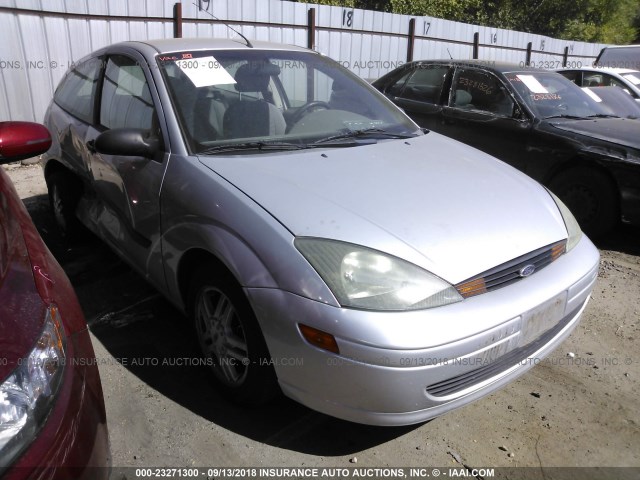 3FAFP31Z03R166694 - 2003 FORD FOCUS ZX3 SILVER photo 1