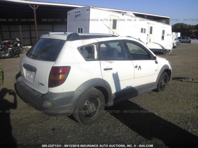 5Y2SL65847Z438026 - 2007 PONTIAC VIBE WHITE photo 4