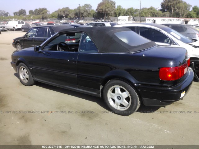 WAUAA88G5SA002242 - 1995 AUDI CABRIOLET BLACK photo 3