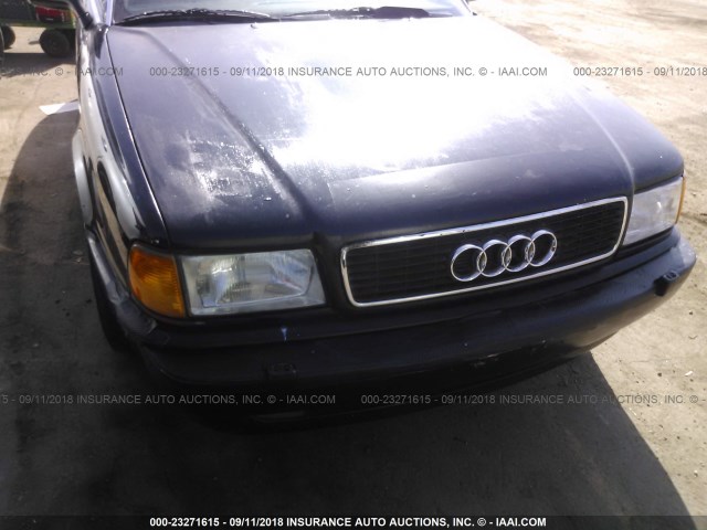 WAUAA88G5SA002242 - 1995 AUDI CABRIOLET BLACK photo 6