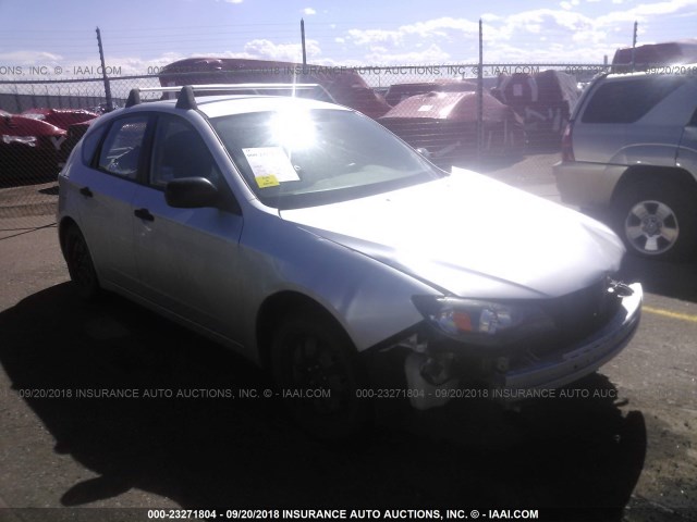 JF1GH61608G834162 - 2008 SUBARU IMPREZA 2.5I SILVER photo 1