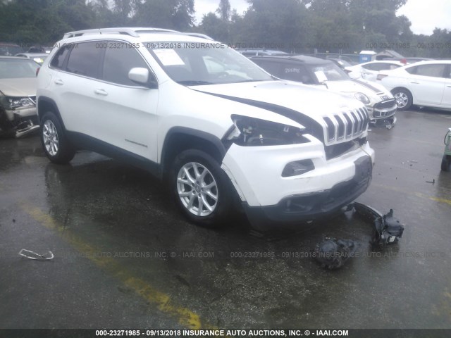 1C4PJMCBXFW776433 - 2015 JEEP CHEROKEE LATITUDE WHITE photo 1