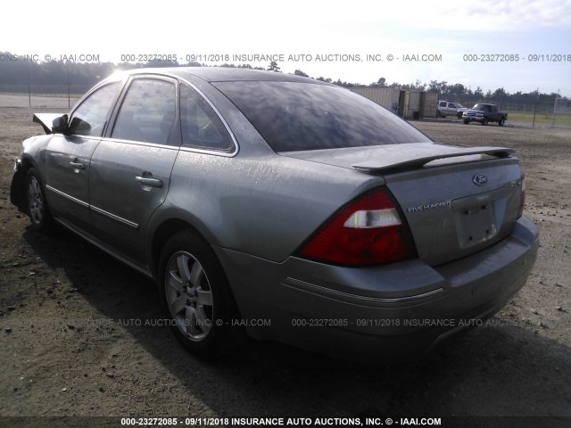 1FAFP241X5G127556 - 2005 FORD FIVE HUNDRED SEL GRAY photo 3