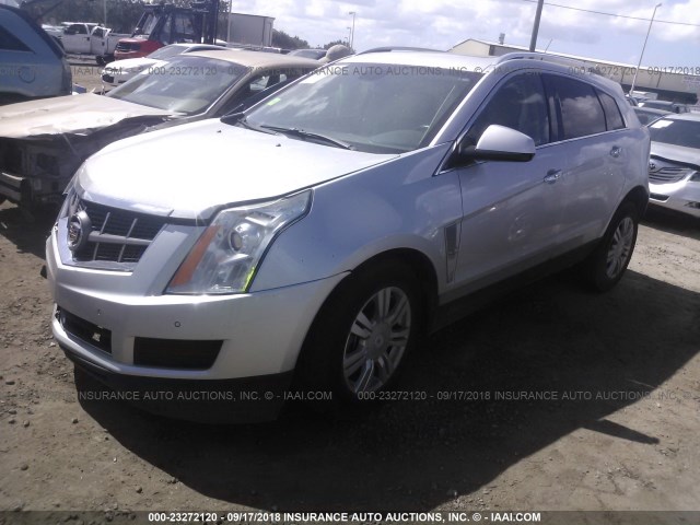 3GYFNDE35CS576437 - 2012 CADILLAC SRX LUXURY COLLECTION SILVER photo 2