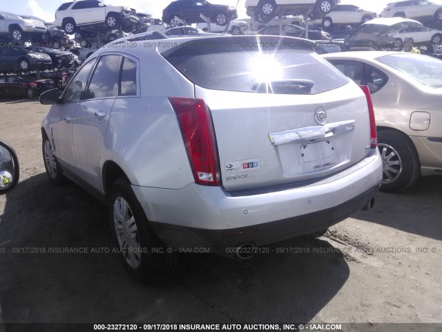 3GYFNDE35CS576437 - 2012 CADILLAC SRX LUXURY COLLECTION SILVER photo 3