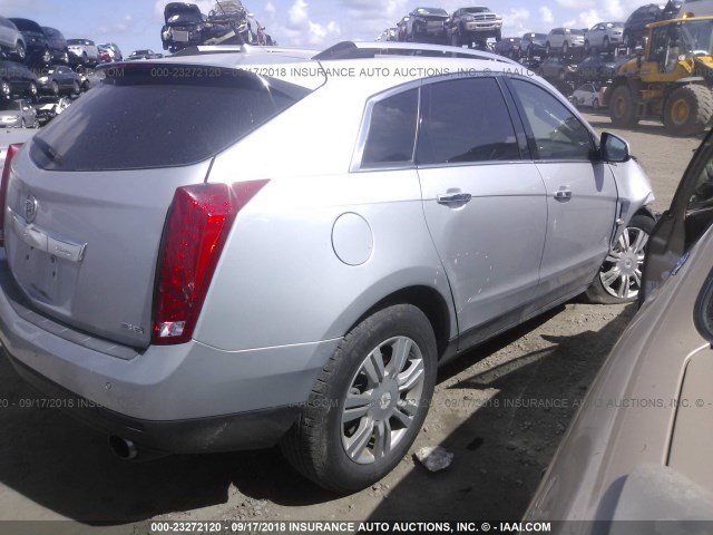 3GYFNDE35CS576437 - 2012 CADILLAC SRX LUXURY COLLECTION SILVER photo 4