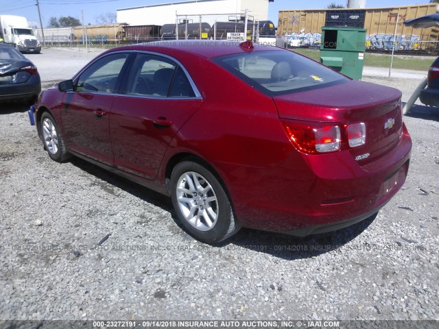 1G11D5RR8DF114444 - 2013 CHEVROLET MALIBU 1LT BURGUNDY photo 3