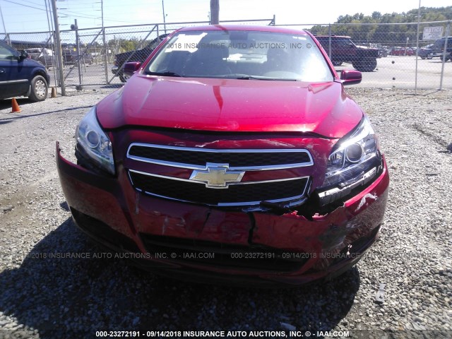 1G11D5RR8DF114444 - 2013 CHEVROLET MALIBU 1LT BURGUNDY photo 6