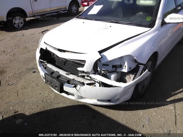1G1ZC5E00CF382285 - 2012 CHEVROLET MALIBU 1LT თეთრი ფოტო 6
