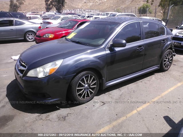 4S3BMDF64A2239489 - 2010 SUBARU LEGACY 3.6R PREMIUM GRAY photo 2