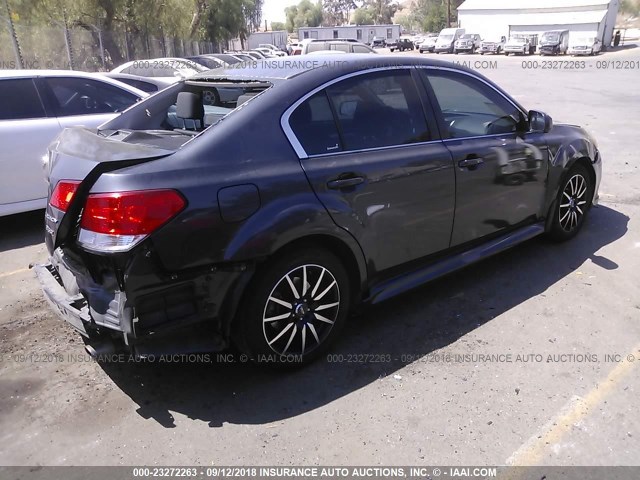 4S3BMDF64A2239489 - 2010 SUBARU LEGACY 3.6R PREMIUM GRAY photo 4