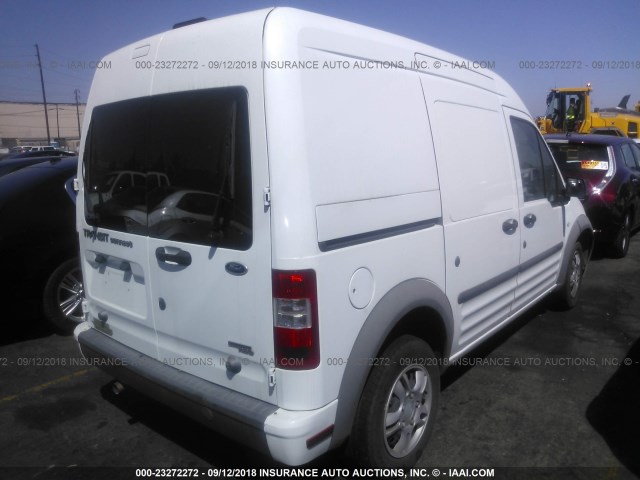 NM0LS7CN2BT058472 - 2011 FORD TRANSIT CONNECT XL WHITE photo 4