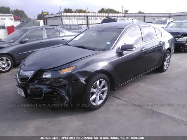 19UUA8F58DA004752 - 2013 ACURA TL TECH GRAY photo 2