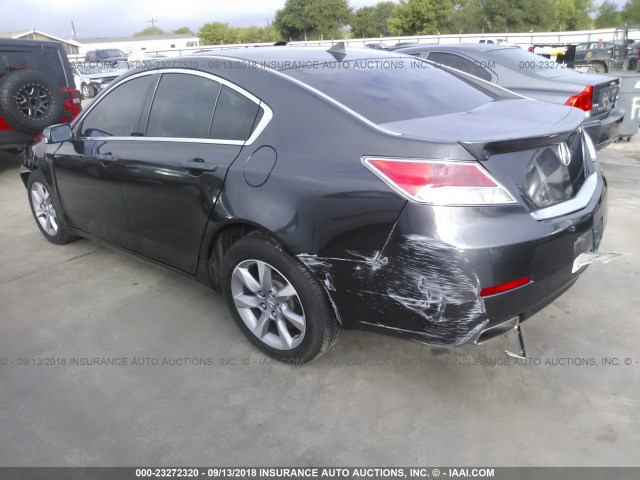 19UUA8F58DA004752 - 2013 ACURA TL TECH GRAY photo 3