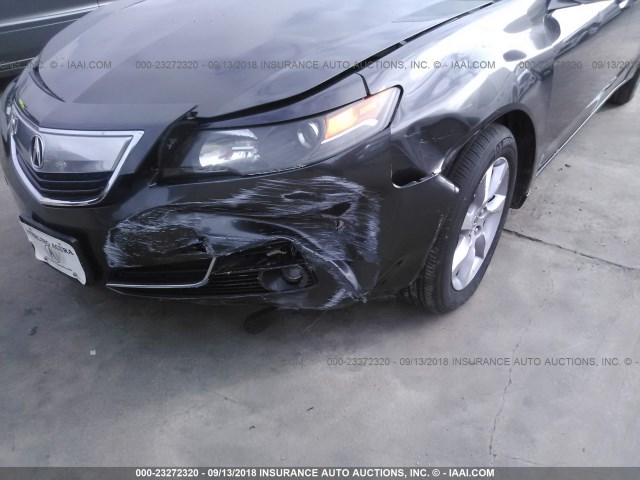 19UUA8F58DA004752 - 2013 ACURA TL TECH GRAY photo 6