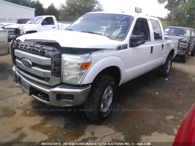 1FT7W2B65GEC31919 - 2016 FORD F250 SUPER DUTY WHITE photo 2