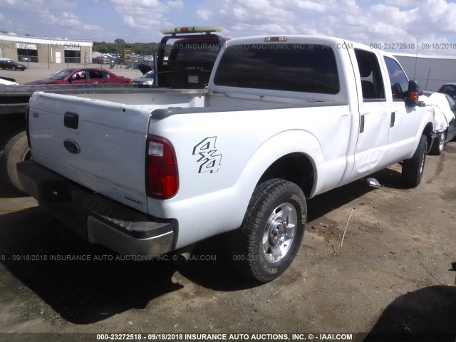 1FT7W2B65GEC31919 - 2016 FORD F250 SUPER DUTY WHITE photo 4
