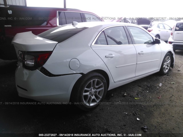 1G11C5SLXEF215138 - 2014 CHEVROLET MALIBU 1LT 白色 照片 4
