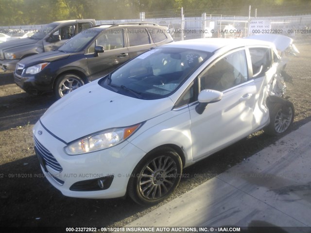 3FADP4CJ8FM209135 - 2015 FORD FIESTA TITANIUM WHITE photo 2