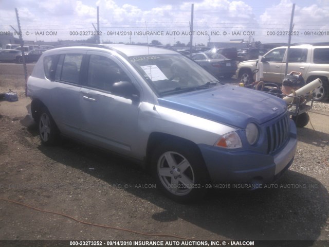 1J4NT4FB2AD654113 - 2010 JEEP COMPASS SPORT SILVER photo 1