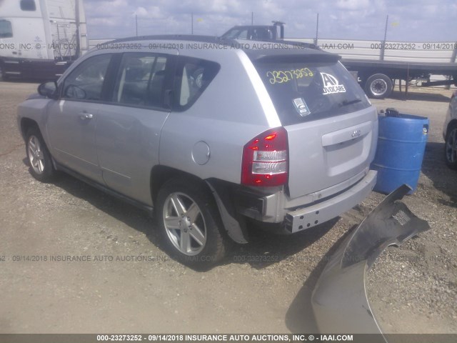 1J4NT4FB2AD654113 - 2010 JEEP COMPASS SPORT SILVER photo 3