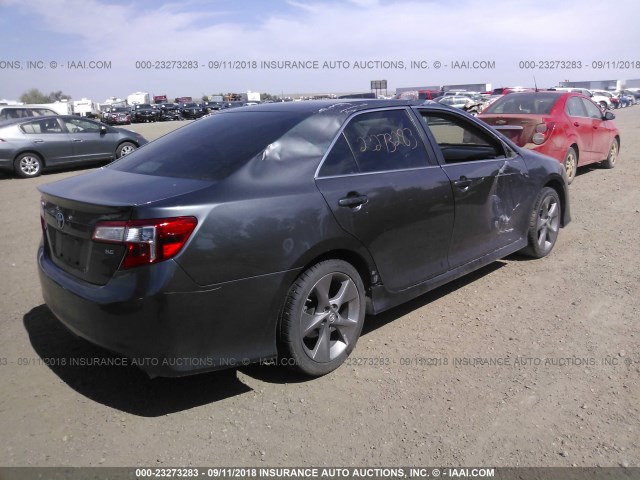 4T1BF1FK0EU760897 - 2014 TOYOTA CAMRY L/SE/LE/XLE 米色 照片 4