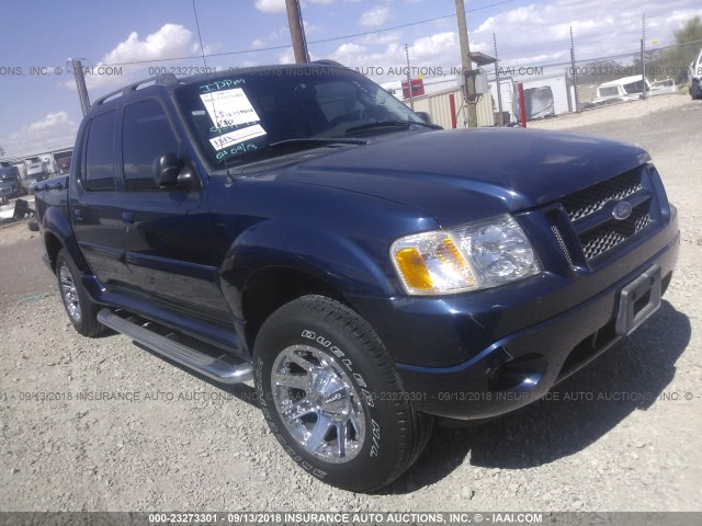 1FMZU67K64UC13499 - 2004 FORD EXPLORER SPORT TR  BLUE photo 1