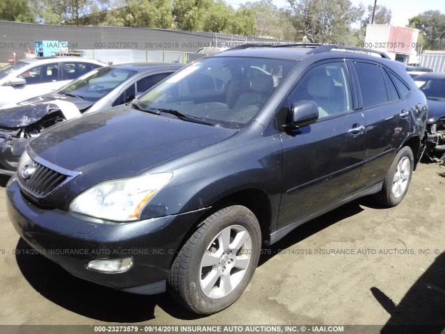 2T2HK31U48C089861 - 2008 LEXUS RX 350 GRAY photo 2