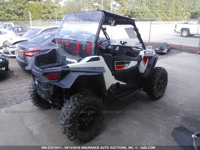 4XAVBA876GB330075 - 2016 POLARIS RZR S 900 WHITE photo 4