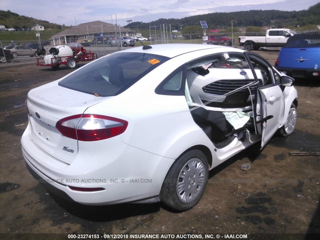 3FADP4AJ6JM100569 - 2018 FORD FIESTA S WHITE photo 4