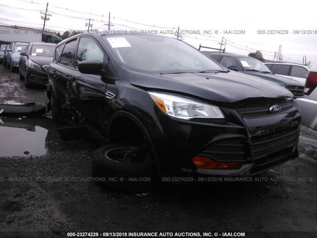 1FMCU0F7XGUB78518 - 2016 FORD ESCAPE S BLACK photo 1