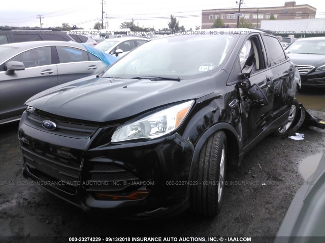 1FMCU0F7XGUB78518 - 2016 FORD ESCAPE S BLACK photo 2