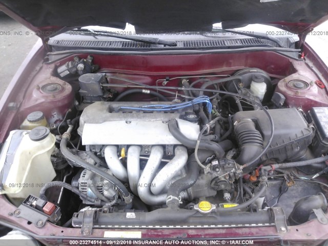 1NXBR18E1WZ101615 - 1998 TOYOTA COROLLA VE/CE/LE 栗色 照片 10