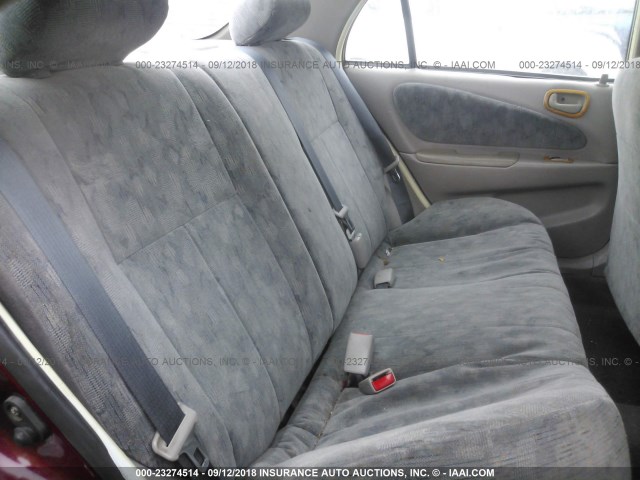 1NXBR18E1WZ101615 - 1998 TOYOTA COROLLA VE/CE/LE 栗色 照片 8