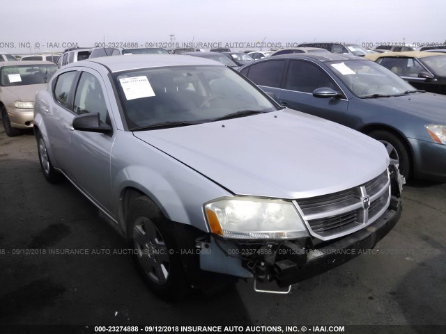 1B3CC4FB0AN178856 - 2010 DODGE AVENGER SXT SILVER photo 1