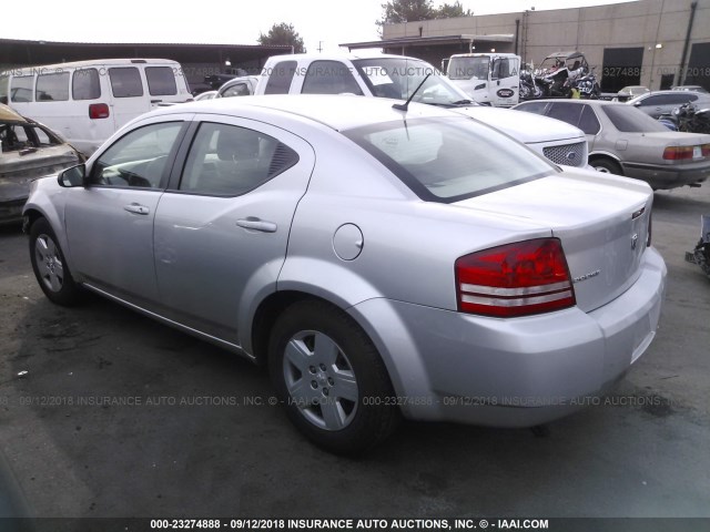 1B3CC4FB0AN178856 - 2010 DODGE AVENGER SXT SILVER photo 3