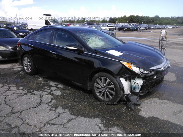 5NPEC4AC9EH871244 - 2014 HYUNDAI SONATA SE/LIMITED BLACK photo 1