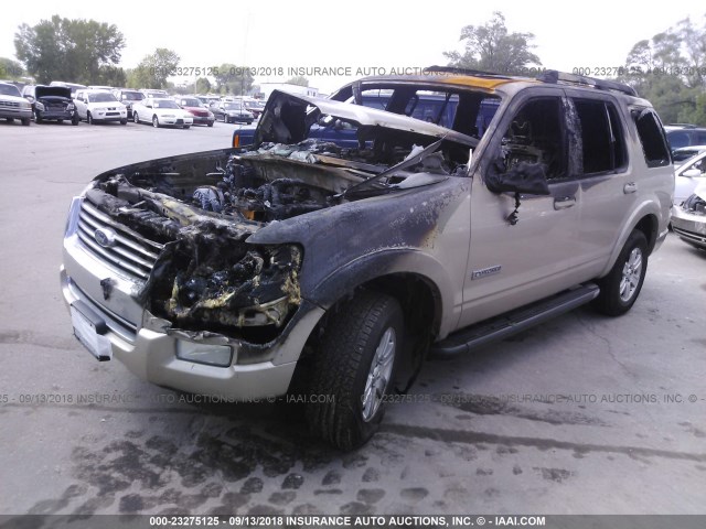 1FMEU73E77UB82773 - 2007 FORD EXPLORER XLT GOLD photo 2